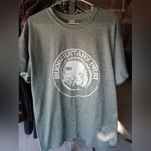 Rudimentary Peni. T Shirt Heather Green . Crass Conflict.Dirt.. Free Shipping